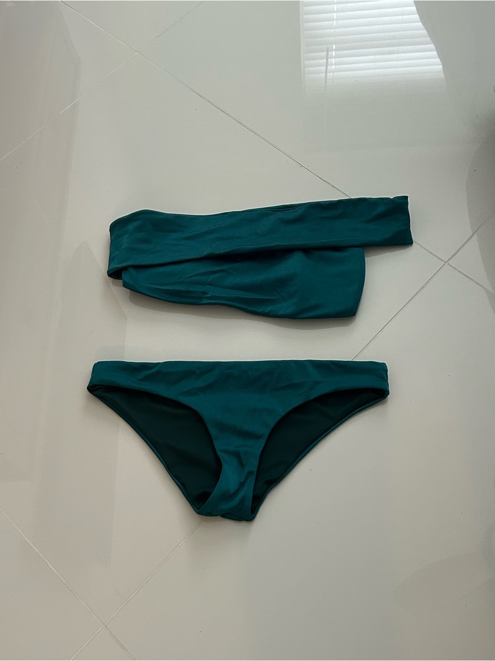 Baobab Collection Teal Bandeau Bikini Set